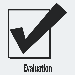 Conference evaluation form button