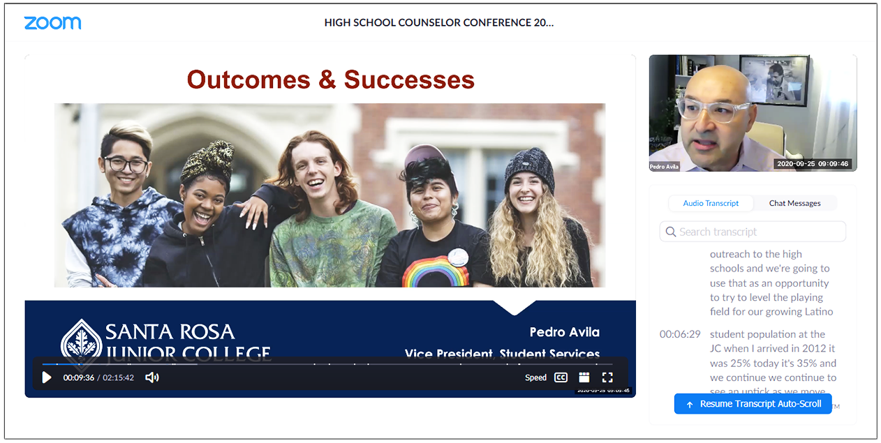 High Schoo Counselor Conference Video Recording